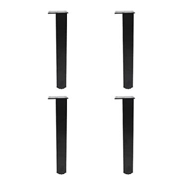 Imagem de Ulifestar Pacote com 4 pernas ajustáveis para móveis, pés de suporte de liga de alumíni...