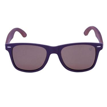 Imagem de Óculos De Sol Esportivo Wayfarer Acetato Haste Madeira Polarizado Mackage - Sunset-Masculino