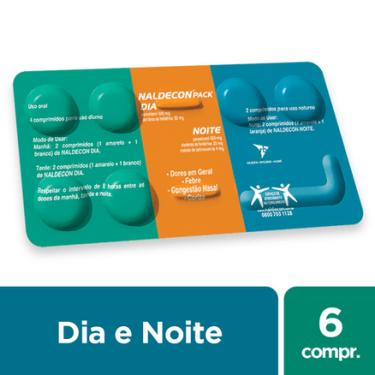 Imagem de Naldecon Pack 6 Comprimidos Dia e Noite Naldecon