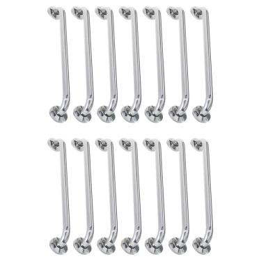 Imagem de Alça de Apoio Barra 40cm Aço Inox Kit 14 Unidades Acessibilidade Idoso Deficiente Banheiro Box Corrimao Suporte