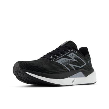 Imagem de New Balance Fuelcell Propel V5 feminino, Preto/aço/branco., 10 Wide