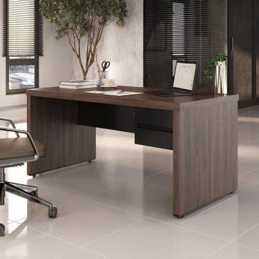 Imagem de Kit 2 Peças com Mesa Operacional em Tamburato Elegante 1600 e Gaveteiro Suspenso Organizador Charuto/Preto