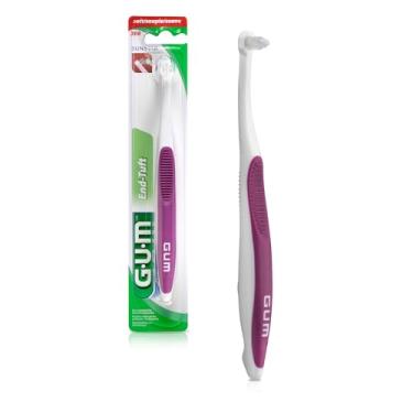 Imagem de Gum Escova de Dentes End Tuft - Cabeça Extra Pequena - Macia para Áreas Difíceis de Alcançar - Adulto, Roxo, 1 Unidade