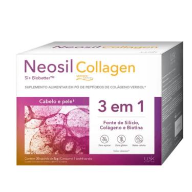 Imagem de Colágeno Neosil Collagen abacaxi 30 Sachês Gratis + 30 sachês USK UNDER SKIN PHARMECEUTICALS SOLUTIONS