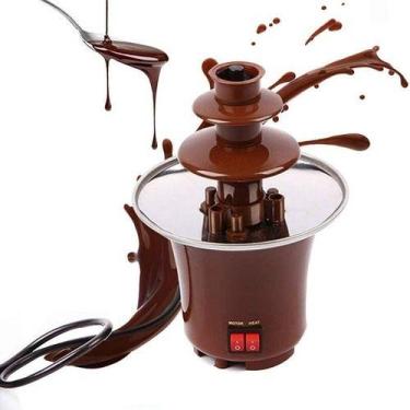 Imagem de Mini Fonte De Chocolate Fondue Em Cascata De 3 Andares - SG UTILIDADES