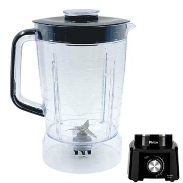 Imagem de Copo Jarra Liquidificador Philco Ph900 Preto Resistente - Mebrasi