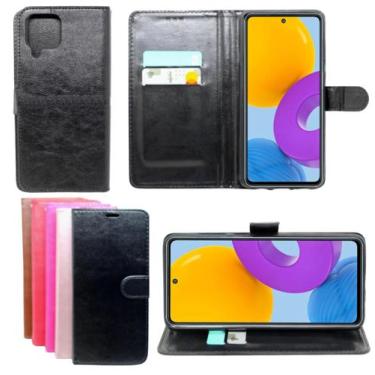 Imagem de Capinha Capa Carteira Para Galaxy M62 Flip Case - Mustangshop, Preto