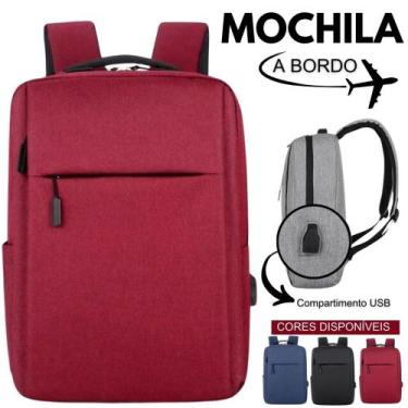 Imagem de Mochila Viagem de Bordo Escolar À Prova D'água Executiva Notebook Facu