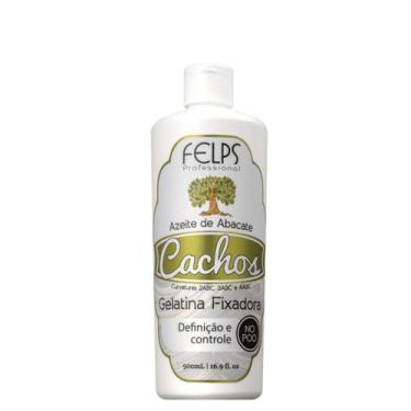 Imagem de Gelatina Fixadora Cachos Azeite de Abacate 500ml -  Felps - Felps Prof