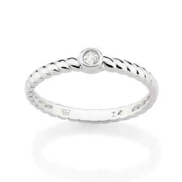 Imagem de Anel solitário banhado ouro 3x 24k 18k e 22k ou prata 925 feminino rom
