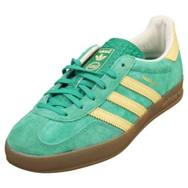 Imagem de adidas Gazelle Indoor OG Tênis masculino (verde corte, 34)