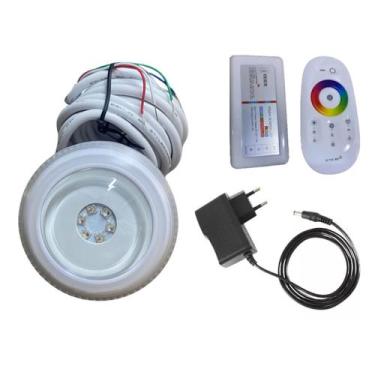 Imagem de Refletor Led Luminaria RGB Iluminação Para Piscina 6w Veico