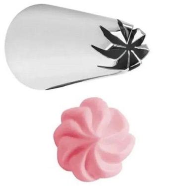 Imagem de Bico para confeitar aço inox wilton - flor - vários tamanhos