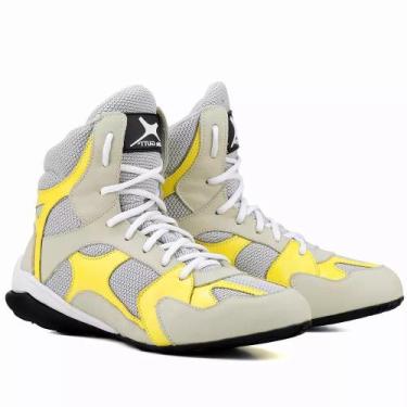 Imagem de Bota Treino Feminina Couro Cano Alto Academia Conforto - Mr. Gutt, 40,