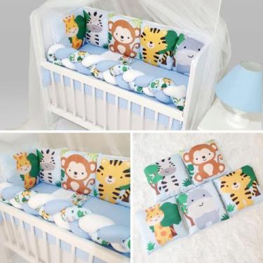 Imagem de Kit Enxoval Para Mini Berço Conjunto Com 13 Peças Para Mini Berço Bebê