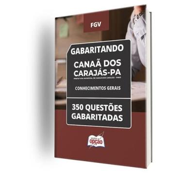 Imagem de Caderno Prefeitura de Canaã dos Carajás - PA - Conhecimentos Gerais (N