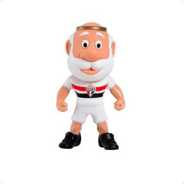 Imagem de BONECO MASCOTE SÃO PAULO CAMISA 1 - Polo Art, Branco, Vermelho