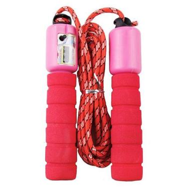 Imagem de Corda de Pular com Contador de Giros Exercício Funcional Academia Fitn