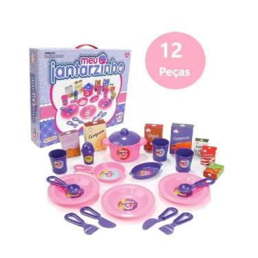 Imagem de Kit 12 Peças Meu Jantarzinho Para brincar de Casinha - Big Star