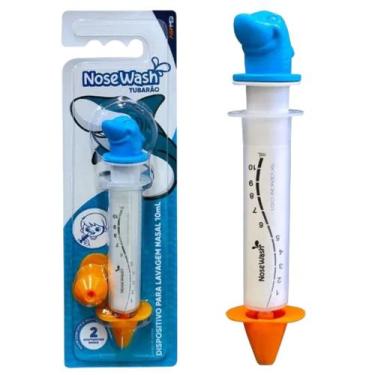 Imagem de Seringa Lavagem Nasal Novo Higienizador Nariz Bebê E Criança - NaseWas