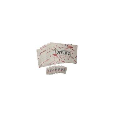 Imagem de Kit Jogo Americano De Pvc Lavável 6 Esteiras E 6 Porta Copos - Spider