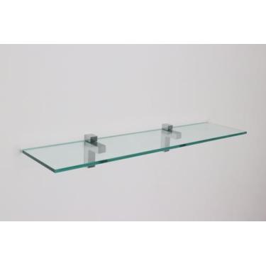 Imagem de Prateleira Grande Vidro Incolor Sala Quarto - Inova Decor