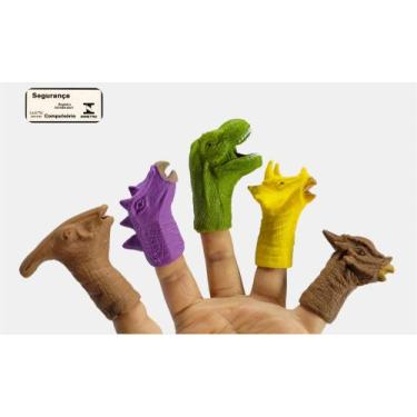 Imagem de Dino History Species Dedoches Mister Brinque Brinquedos Dinossauros pa
