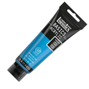 Imagem de Tinta Acrílica Liquitex Basics 118ml 984 Fluorescent Blue