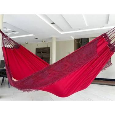 Imagem de Rede de dormir descanso anti-alérgica sol a sol casal grande 4,10 metr