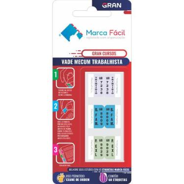 Imagem de Etiquetas Vade Mecum Trabalhista Gran Cursos - Marca Fácil