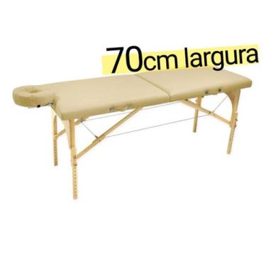 Imagem de Maca Legno Largura 70cm Portátil, Reforçada, Capacidade 300Kg - Altura