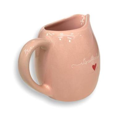 Imagem de Mini Leiteira De Porcelana 245ml Lamour - ETILUX IMP E DIST., Rosa, UN