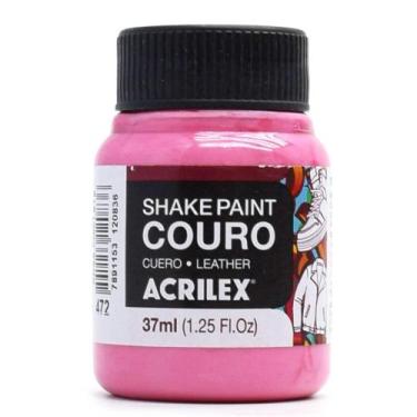 Imagem de Tinta para Couro Shake Paint Acrilex 37ml, 472 ROSA CHICLETE