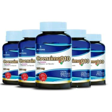 Imagem de Coenzima Q10 + Colágeno e Vitaminas C e E - KIT 5 UNIDADES - Nutramed