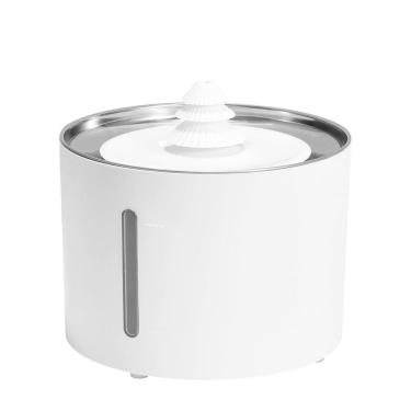 Imagem de Fonte de água para animais de estimação Amazon Basics 3L com tampa de aço inoxidável