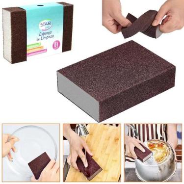 Imagem de Esponja / bucha magica de espuma para limpeza star limp 10x7x2cm - WIN