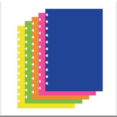 Imagem de Refil Caderno Inteligente Neon Grande Liso Compatível 50f PM - Faber-C