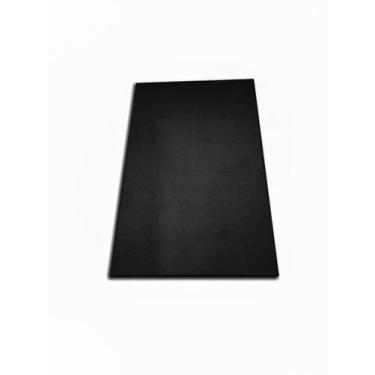 Imagem de Tabua de Corte LISA em polietileno e pegador - Pretos - 50 x 30 - Uten