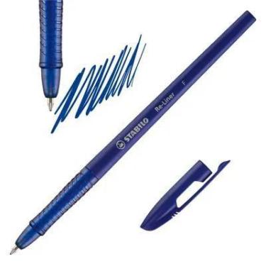 Imagem de Caneta Esferográfica Stabilo 0.7mm RE-LINER, AZUL