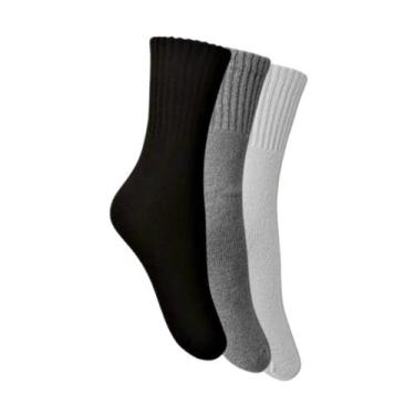 Imagem de Kit 3 Meia Tam Grande Selene Cano Logo 4160 Calça 45 Ao 48, 45 ao 48, 