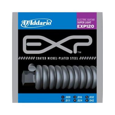 Imagem de Encordoamento para guitarra d'addario exp120 009 super light 019861.1