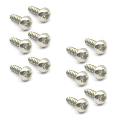 Imagem de Kit 12 parafuso tarraxa de guitarra 2.1x08 mm niquelado - SPIRIT