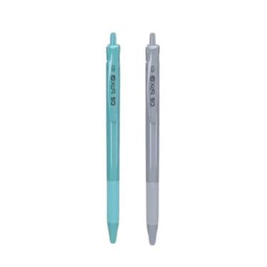 Imagem de Caneta Esferográfica BPX RT 0.7mm Retrátil c/ Grip Mácia Cis, AZUL + P