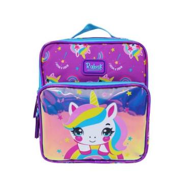 Imagem de Lancheira Térmica Rabisk Teen Unicórnio RKU5004L Cor: Lilás