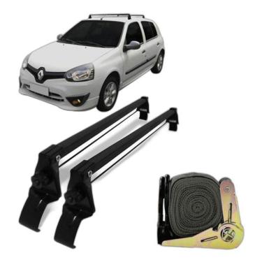 Imagem de Rack De Teto Clio 4 Portas 2001 Até 2012 Bagageiro + 1 Cinta
