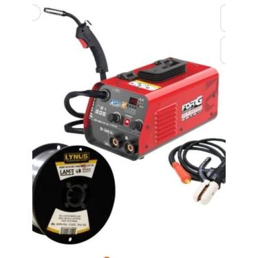 Imagem de MÁQUINA  SOLDA MULTI PROCESSO MIG s GÁS MMA TIG140A C/ ARAME - FORTG P