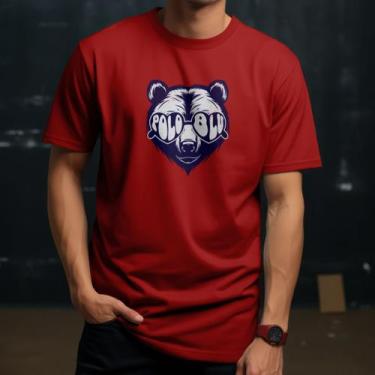 Imagem de Camiseta Masculina Casual Polo Blu Estilosa em Algodão do P ao G1, Ver