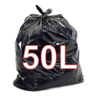 Imagem de Saco De Lixo 50 Litros Super Reforçado Industrial 50 Unidas - HIGIPACK