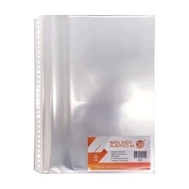 Imagem de Refil Plástico A4 Furação Universal 50 Folhas YES FICHÁRIO