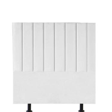 Imagem de Cabeceira Estofada Cama Box Solteiro Carla 110cm material sintético - 